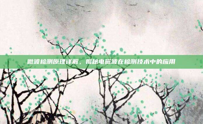 微波检测原理详解,揭秘电磁波在检测技术中的应用