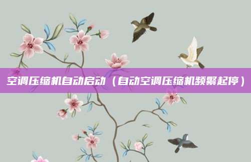 空调压缩机自动启动（自动空调压缩机频繁起停）