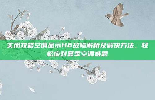实用攻略空调显示H6故障解析及解决方法,轻松应对夏季空调难题
