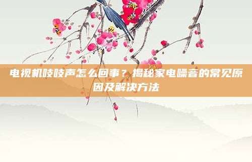 电视机吱吱声怎么回事?揭秘家电噪音的常见原因及解决方法