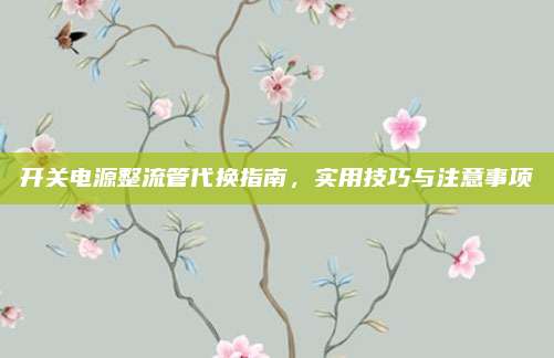 开关电源整流管代换指南,实用技巧与注意事项