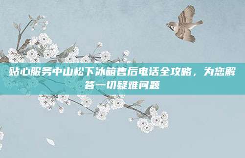 贴心服务中山松下冰箱售后电话全攻略,为您解答一切疑难问题