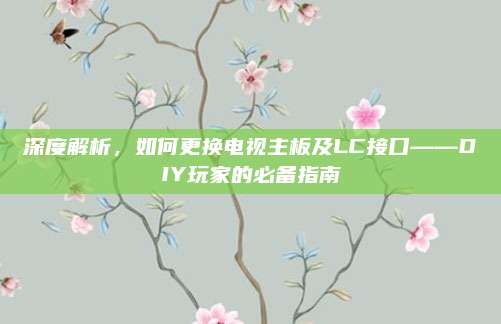深度解析,如何更换电视主板及LC接口——DIY玩家的必备指南