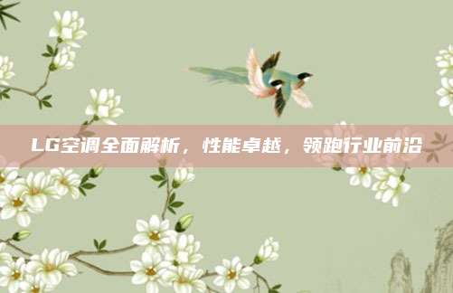 LG空调全面解析,性能卓越,领跑行业前沿