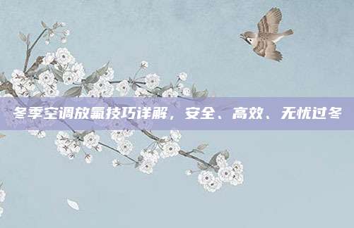 冬季空调放氟技巧详解,安全、高效、无忧过冬