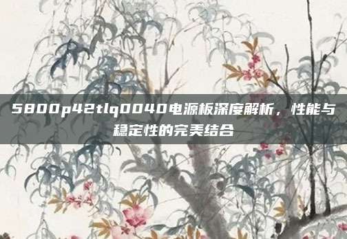 5800p42tlq0040电源板深度解析,性能与稳定性的完美结合