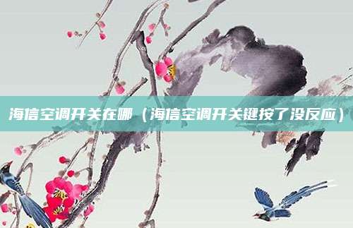 海信空调开关在哪（海信空调开关键按了没反应）