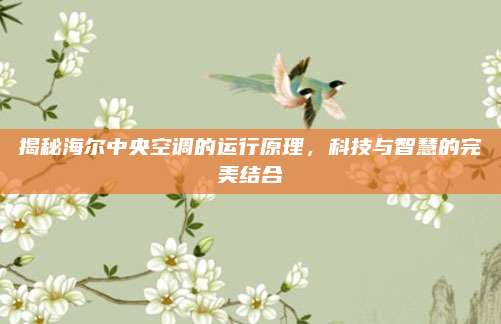 揭秘海尔中央空调的运行原理,科技与智慧的完美结合