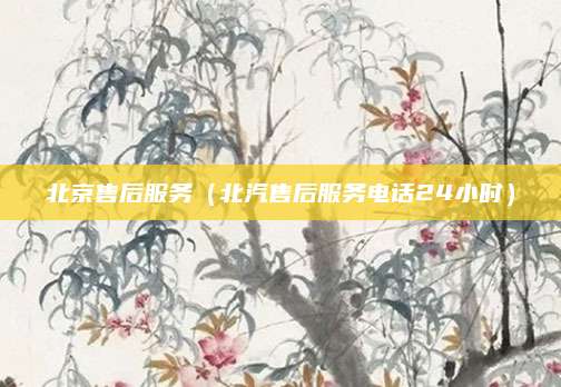 北京售后服务(北汽售后服务电话24小时)