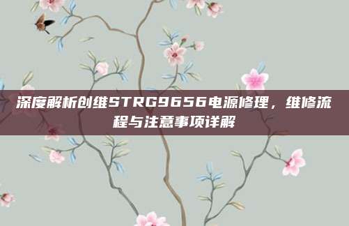 深度解析创维STRG9656电源修理,维修流程与注意事项详解