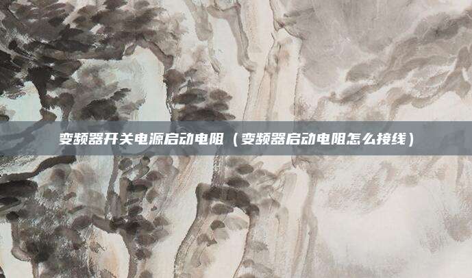 变频器开关电源启动电阻（变频器启动电阻怎么接线）