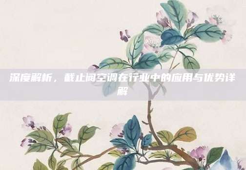 深度解析,截止阀空调在行业中的应用与优势详解