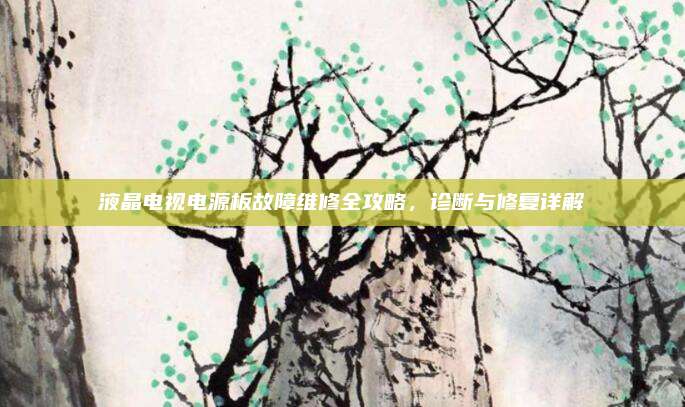 液晶电视电源板故障维修全攻略,诊断与修复详解