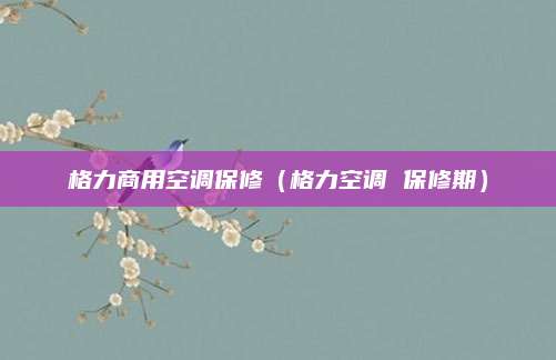 格力商用空调保修（格力空调 保修期）