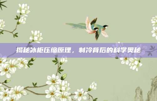 揭秘冰柜压缩原理,制冷背后的科学奥秘