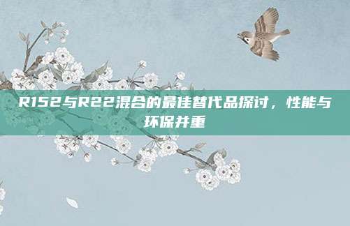 R152与R22混合的最佳替代品探讨,性能与环保并重
