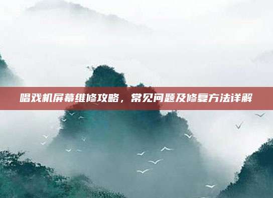 唱戏机屏幕维修攻略,常见问题及修复方法详解