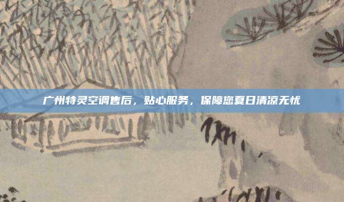 广州特灵空调售后,贴心服务,保障您夏日清凉无忧