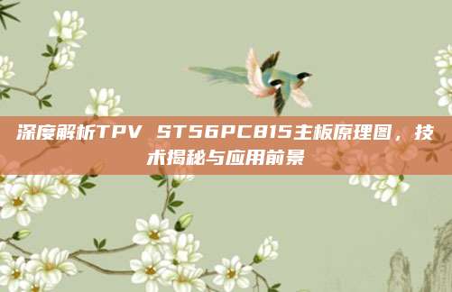 深度解析TPV ST56PC815主板原理图,技术揭秘与应用前景