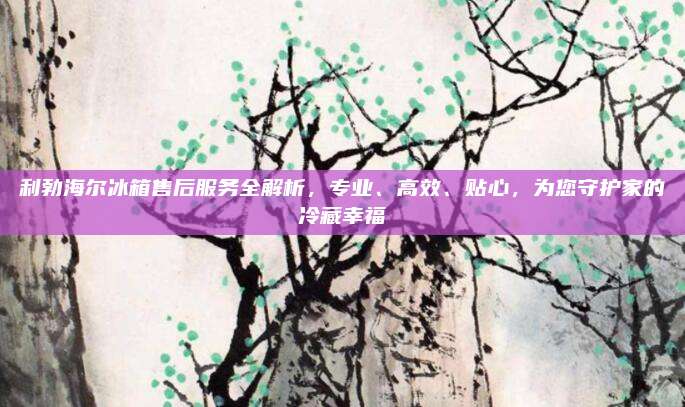 利勃海尔冰箱售后服务全解析,专业、高效、贴心,为您守护家的冷藏幸福