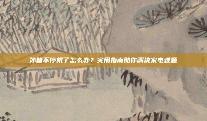 冰箱不停机了怎么办?实用指南助你解决家电难题