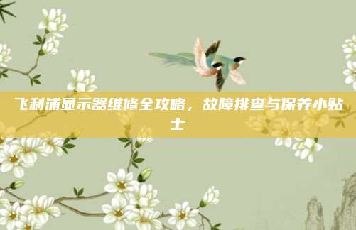 飞利浦显示器维修全攻略,故障排查与保养小贴士