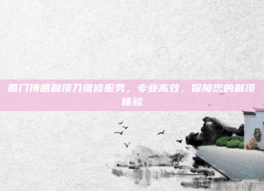 厦门博朗剃须刀维修服务,专业高效,保障您的剃须体验
