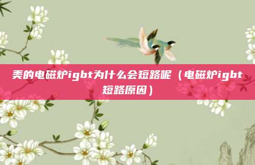 美的电磁炉igbt为什么会短路呢(电磁炉igbt短路原因)