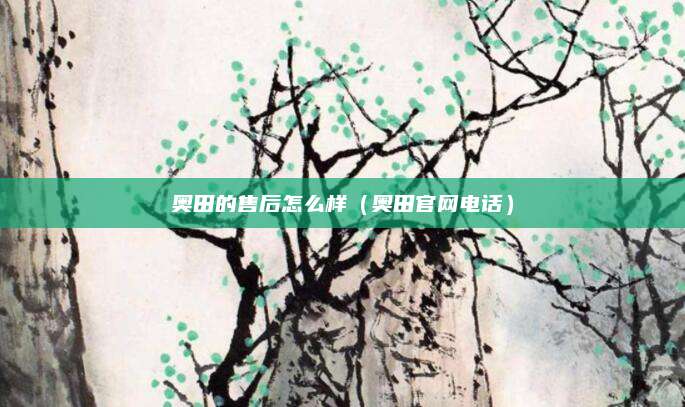 奥田的售后怎么样（奥田官网电话）