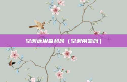 空调还用氟利昂(空调用氟吗)