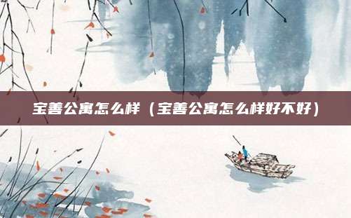 宝善公寓怎么样（宝善公寓怎么样好不好）
