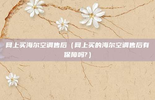 网上买海尔空调售后(网上买的海尔空调售后有保障吗?)