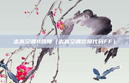 志高空调11故障（志高空调故障代码FF）