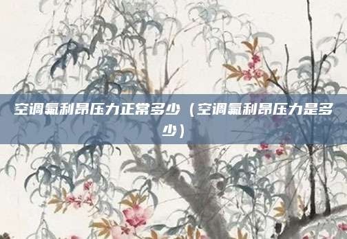 空调氟利昂压力正常多少（空调氟利昂压力是多少）