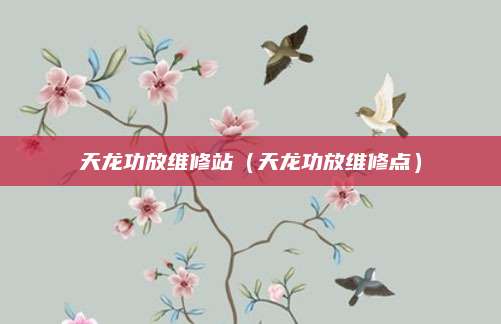 天龙功放维修站(天龙功放维修点)