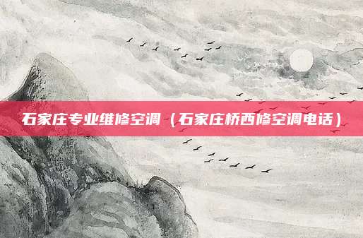 石家庄专业维修空调（石家庄桥西修空调电话）
