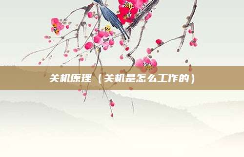 关机原理（关机是怎么工作的）