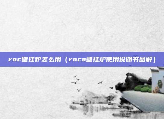 roc壁挂炉怎么用(roca壁挂炉使用说明书图解)