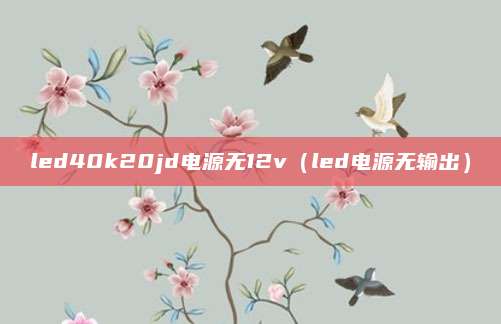 led40k20jd电源无12v（led电源无输出）
