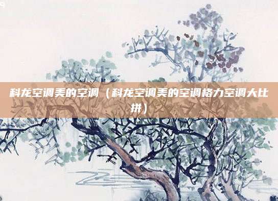 科龙空调美的空调（科龙空调美的空调格力空调大比拼）