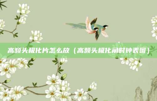 高频头极化片怎么放(高频头极化角时钟表图)