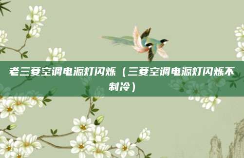 老三菱空调电源灯闪烁（三菱空调电源灯闪烁不制冷）