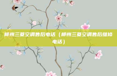 柳州三菱空调售后电话（柳州三菱空调售后维修电话）