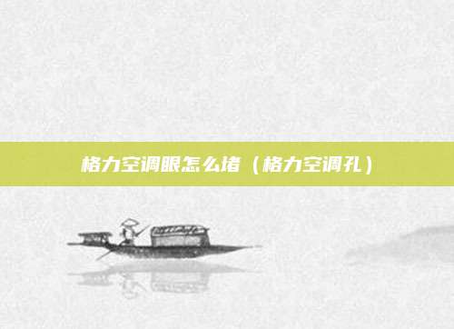 格力空调眼怎么堵(格力空调孔)