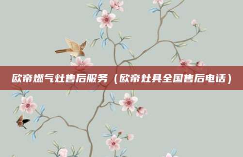 欧帝燃气灶售后服务（欧帝灶具全国售后电话）
