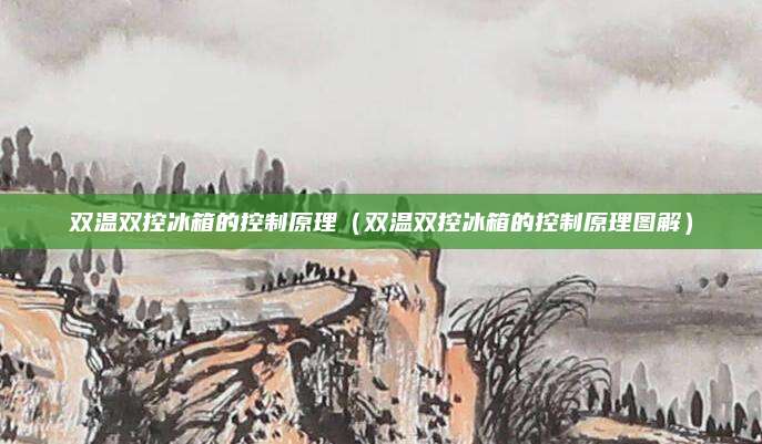 双温双控冰箱的控制原理（双温双控冰箱的控制原理图解）
