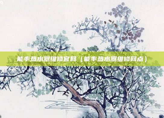 能率热水器维修官网（能率热水器维修网点）