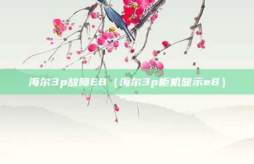 海尔3p故障E8(海尔3p柜机显示e8)