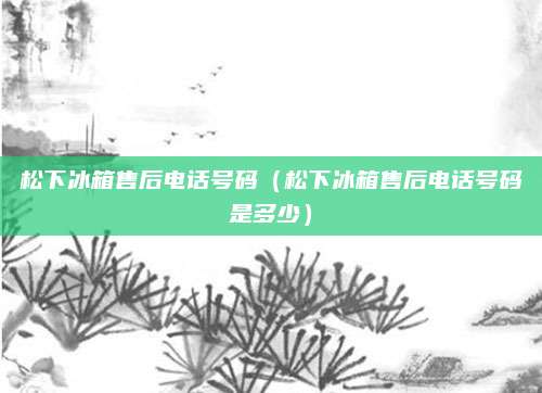松下冰箱售后电话号码（松下冰箱售后电话号码是多少）