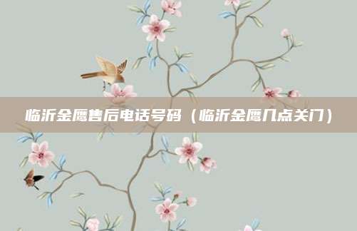 临沂金鹰售后电话号码（临沂金鹰几点关门）